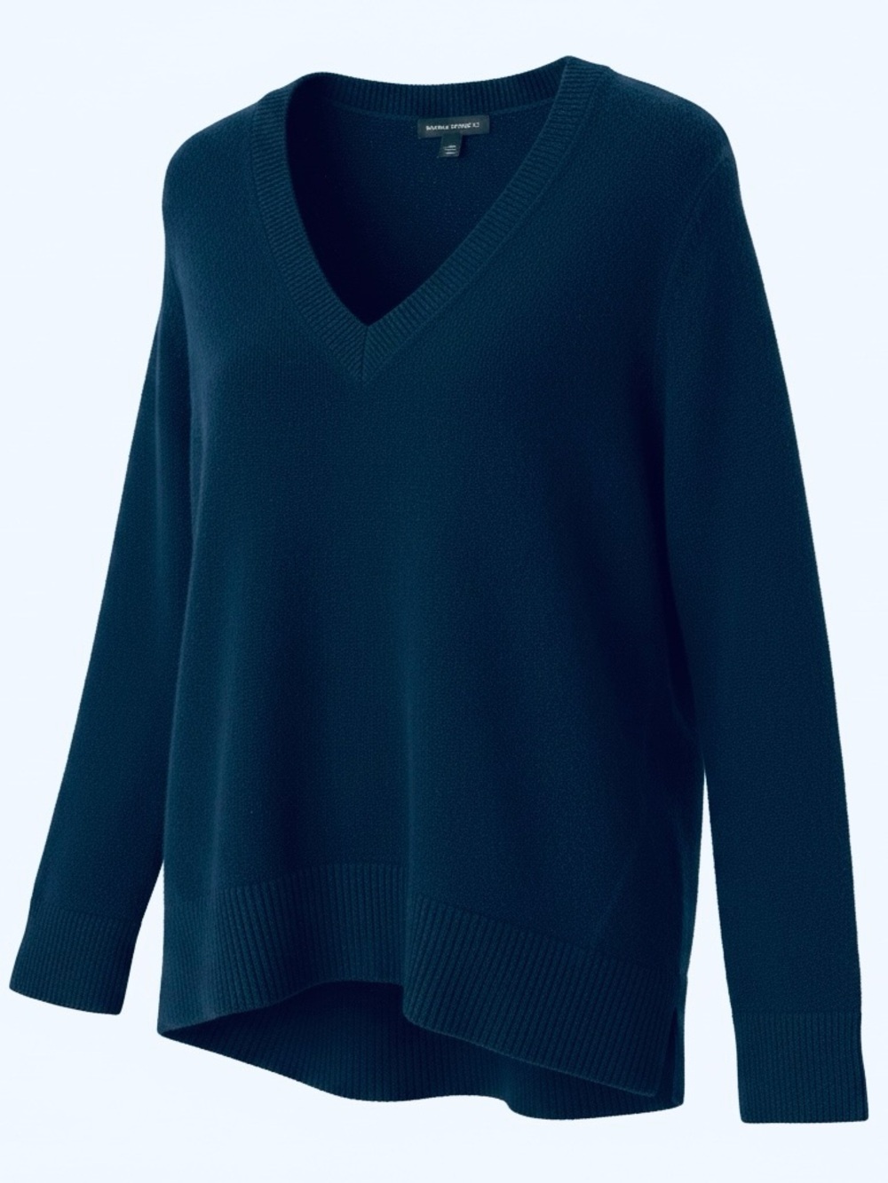 Banana Republic Classic Navy V-Neck Women's Sweater Size M